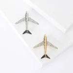 Fashionable Design Airplane Brooches Unisex - Image 4