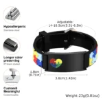 Personalized Autism Medical Alert ID Bracelet For Child - Image 5
