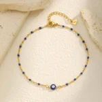Stainless Steel Lucky Eye Anklet Bracelet - Image 5