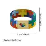 Autism Awareness Puzzle Bracelet - Image 5