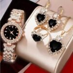 Watch Colorful Crystals Quartz Jewelry Suit - Image 5