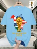 FIFA World Cup Football Brightly Patterned T-shirts - Image 5