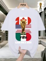 Men'S Short-Sleeved T-Shirt Featuring The FIFA World Cup - Image 9