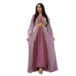 Women's Fashionable Simple Bright Silk Satin Dress Three-piece Set - Image 6