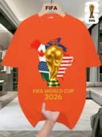 FIFA World Cup Football Brightly Patterned T-shirts - Image 4