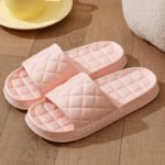 Men's Home Slippers With Plaid Design Women House Shoes Summer - Image 10