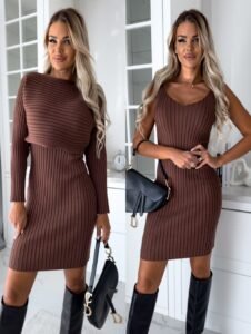 2pcs Fashion Autumn Winter Slim Clothing - Image 8