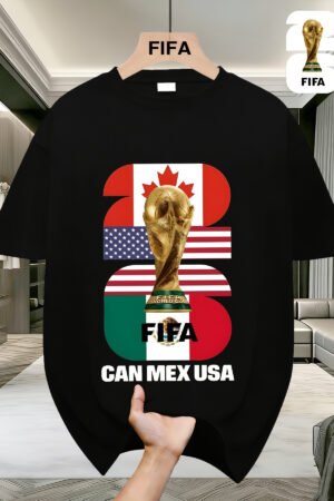 Men'S Short-Sleeved T-Shirt Featuring The FIFA World Cup