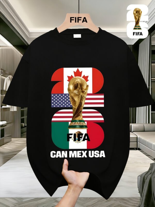 Men'S Short-Sleeved T-Shirt Featuring The FIFA World Cup