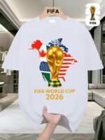 FIFA World Cup Football Brightly Patterned T-shirts - Image 8