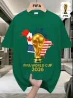 FIFA World Cup Football Brightly Patterned T-shirts - Image 3