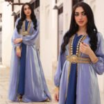 Women's Fashionable Simple Bright Silk Satin Dress Three-piece Set - Image 9