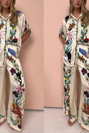 Shirt Trousers Casual Two-piece Suit