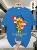 FIFA World Cup Football Brightly Patterned T-shirts - Image 10