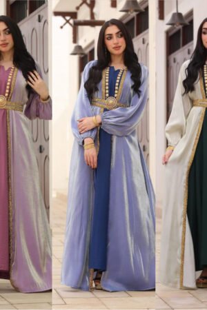 Women's Fashionable Simple Bright Silk Satin Dress Three-piece Set