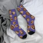 1 Pair of DIY Custom Photo Mid-calf Socks - Image 14