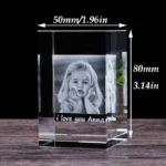 Customized Photo 2D Laser Engraving Crystal Photo - Image 6