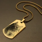 Personalized Custom Photo Message Necklace - Image 6