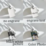 Custom Engrave Name Photo Necklaces - Image 6