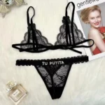Sexy Customized Thongs Lingerie Set - Image 5