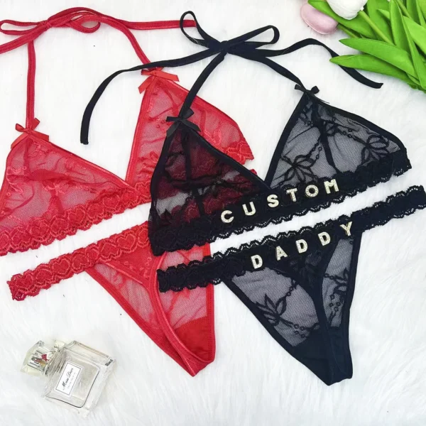 Custom thongs Name Personalized Panties Underwear