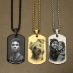 Personalized Custom Photo Message Necklace - Image 2