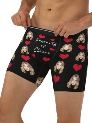 Customized Facial Photo Fun Men's Underwear