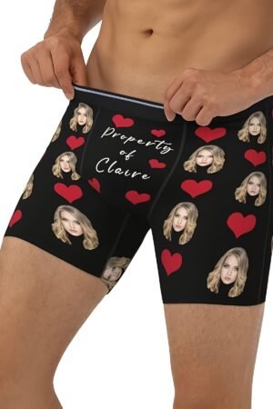 Customized Facial Photo Fun Men's Underwear
