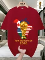 FIFA World Cup Football Brightly Patterned T-shirts - Image 7