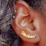 1 Pair Custom Name Earrings