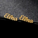 1 Pair Custom Name Earrings - Image 2