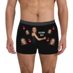 Custom Personalized Face Photo Men's Long Underwear - Image 5