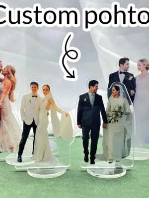 1/2/5Pcs Custom Photo Wedding Human Acrylic Desktop Standee