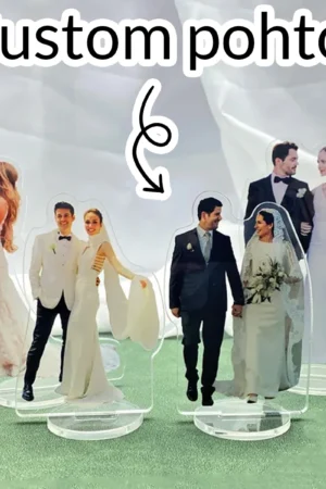 1/2/5Pcs Custom Photo Wedding Human Acrylic Desktop Standee