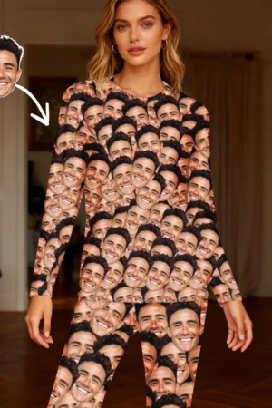 Custom Women Pajamas with Face