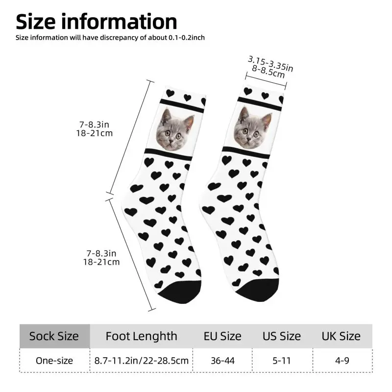 Custom Dog Photo Dress Socks Mens Women - Image 4