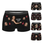 Custom Personalized Face Photo Men's Long Underwear