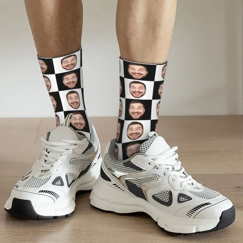 Personalized Face Photo Custom Dress Socks - Image 5