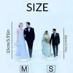 1/2/5Pcs Custom Photo Wedding Human Acrylic Desktop Standee - Image 4