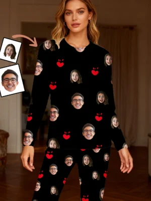 Custom Women Pajamas with Face