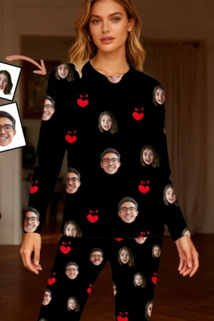 Custom Women Pajamas with Face