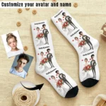 Customized socks Couple socks Wedding