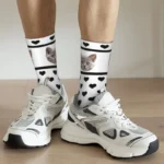Custom Dog Photo Dress Socks Mens Women - Image 5