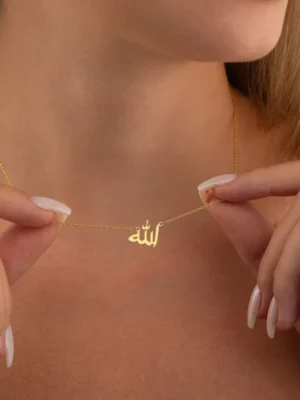 Fashion Letter God in Arabic Necklaces