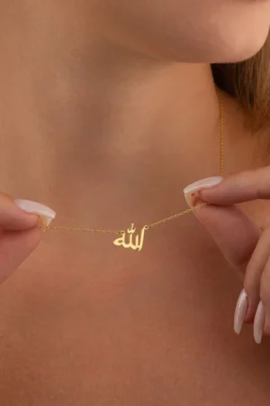 Fashion Letter God in Arabic Necklaces