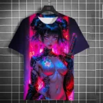 Fashion Anime Characters Graphic T Shirts - Image 4
