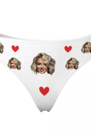 Custom Personalized Face Women Underwear