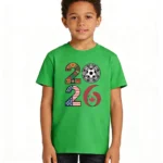 Vintage International Soccer Style Graphic T Shirt Kids - Image 2