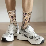 Funny Dog Pet Face Personalized Custom Men's Crew Socks - Image 5