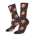 Funny Printing Polka Personalized Face Custom Socks - Image 3